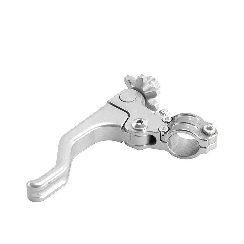 Universal aluminium alloy two-finger motorcycle clutch lever in eight colour options