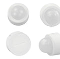 White wireless infrared body sensor with ZigBee connectivity for home security monitoring