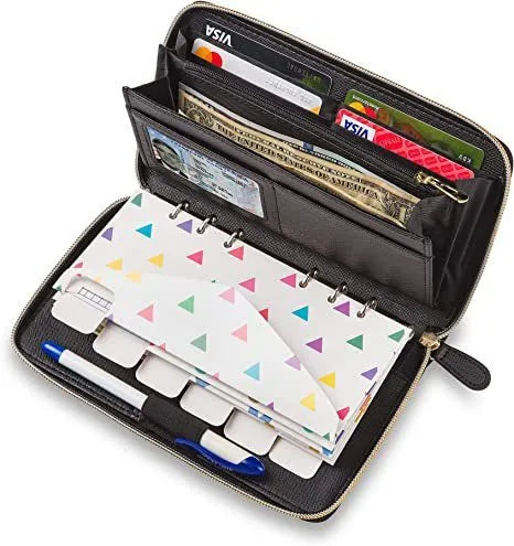 Anti-theft RFID blocking card holder wallet in PU leather with multiple colour options