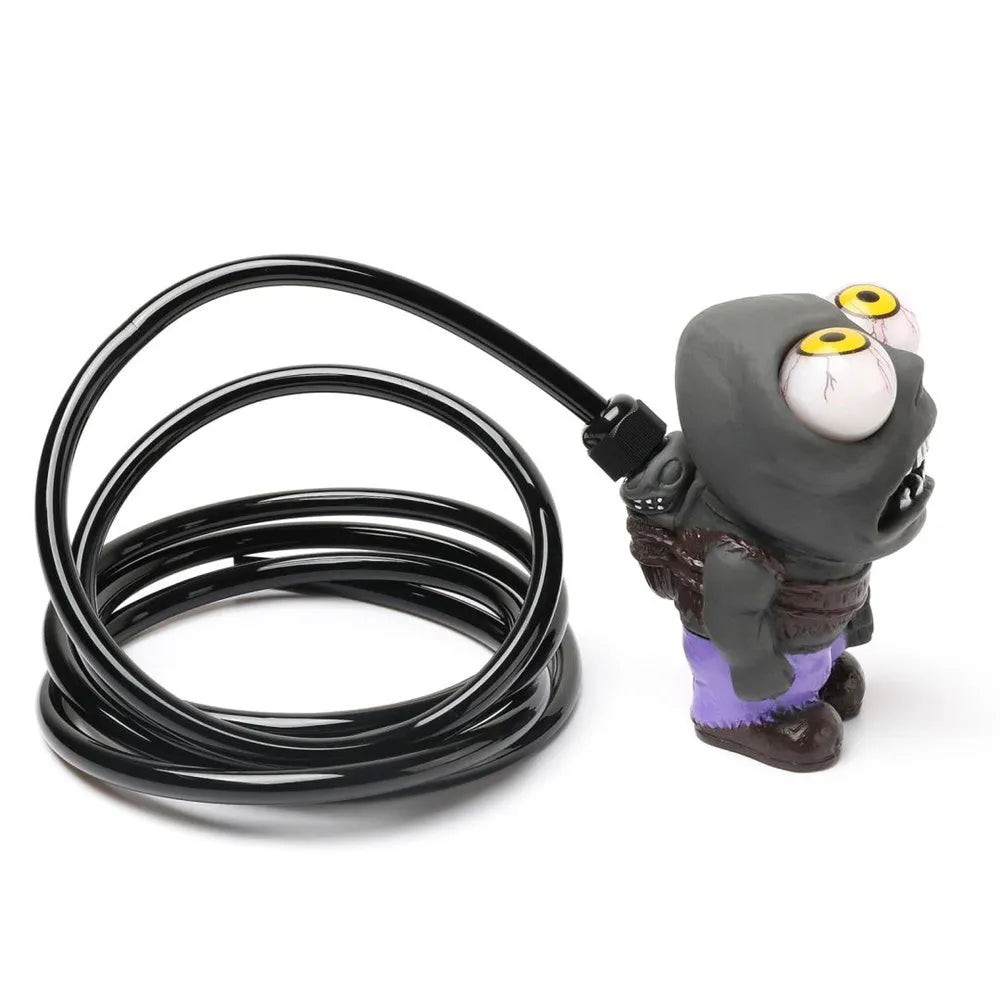 Turbo car explosive eye doll ornament kit with pressure valve and installation components