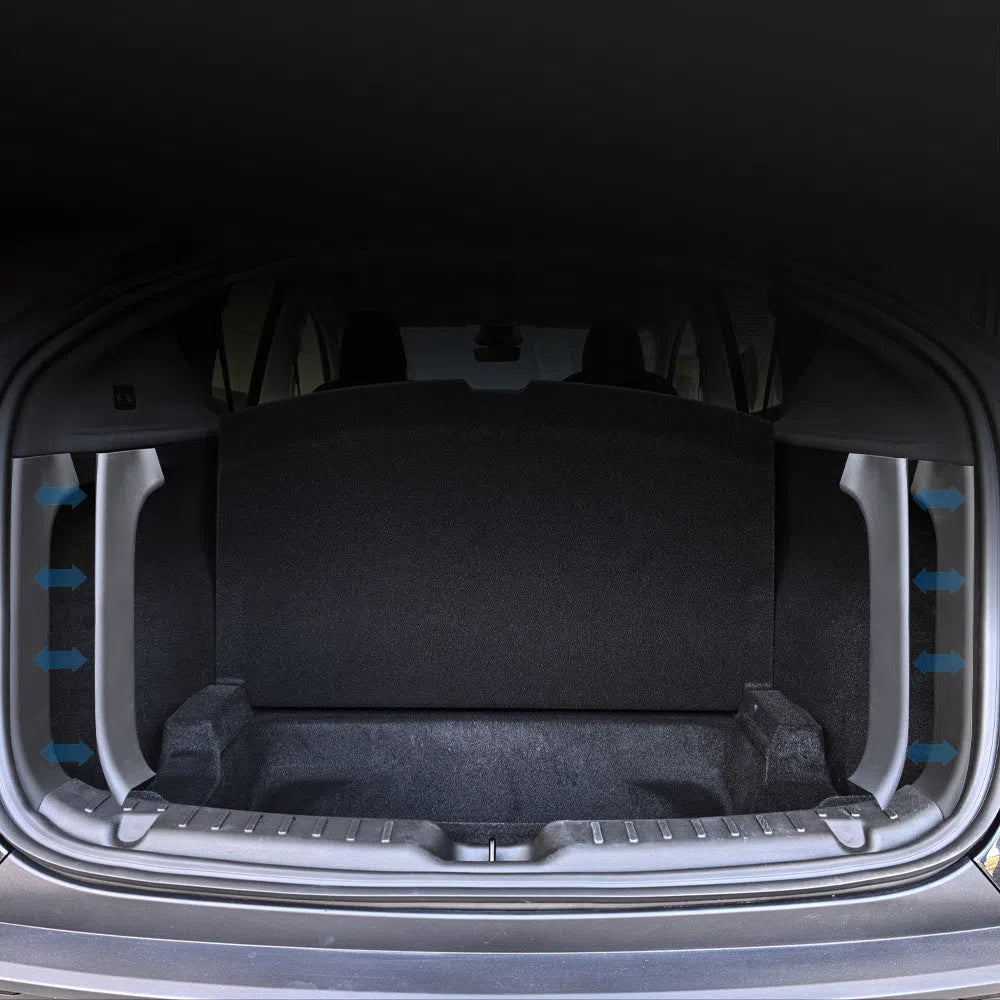 Black plastic car trunk threshold bar guard anti-kick injection molding 50x15x8cm