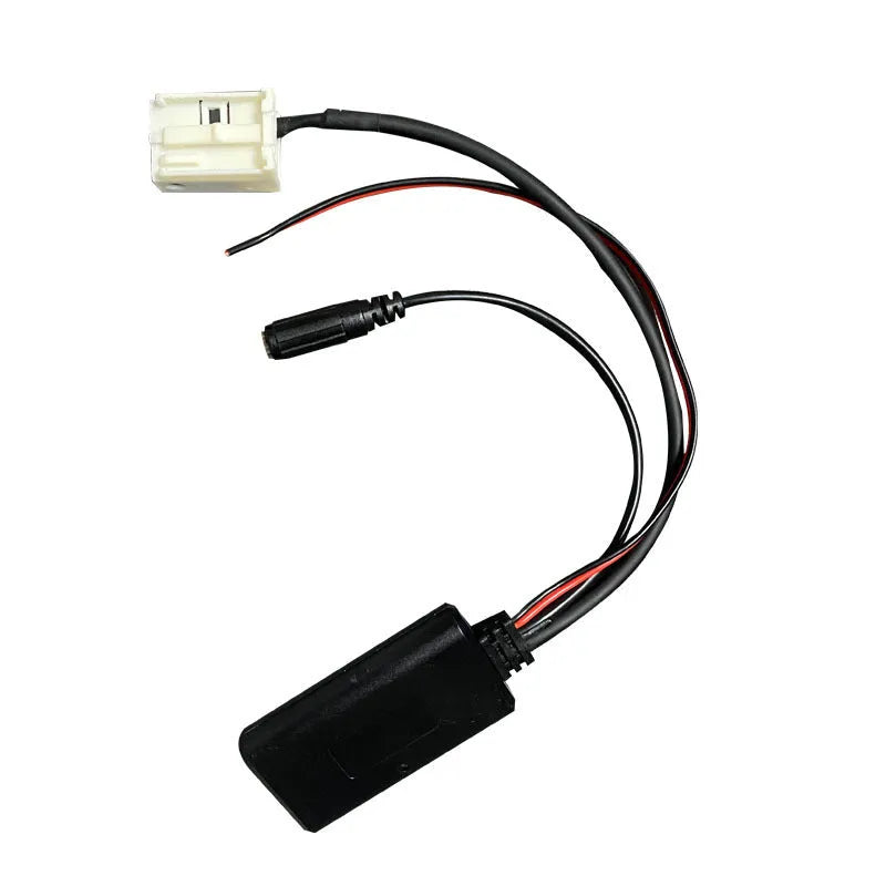 Bluetooth AUX audio cable and microphone kit for Citroen and Peugeot car stereos.