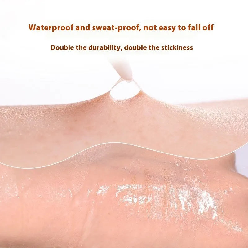 Double eyelid stickers roll with lace design in crescent and olive colours - 120 pieces
