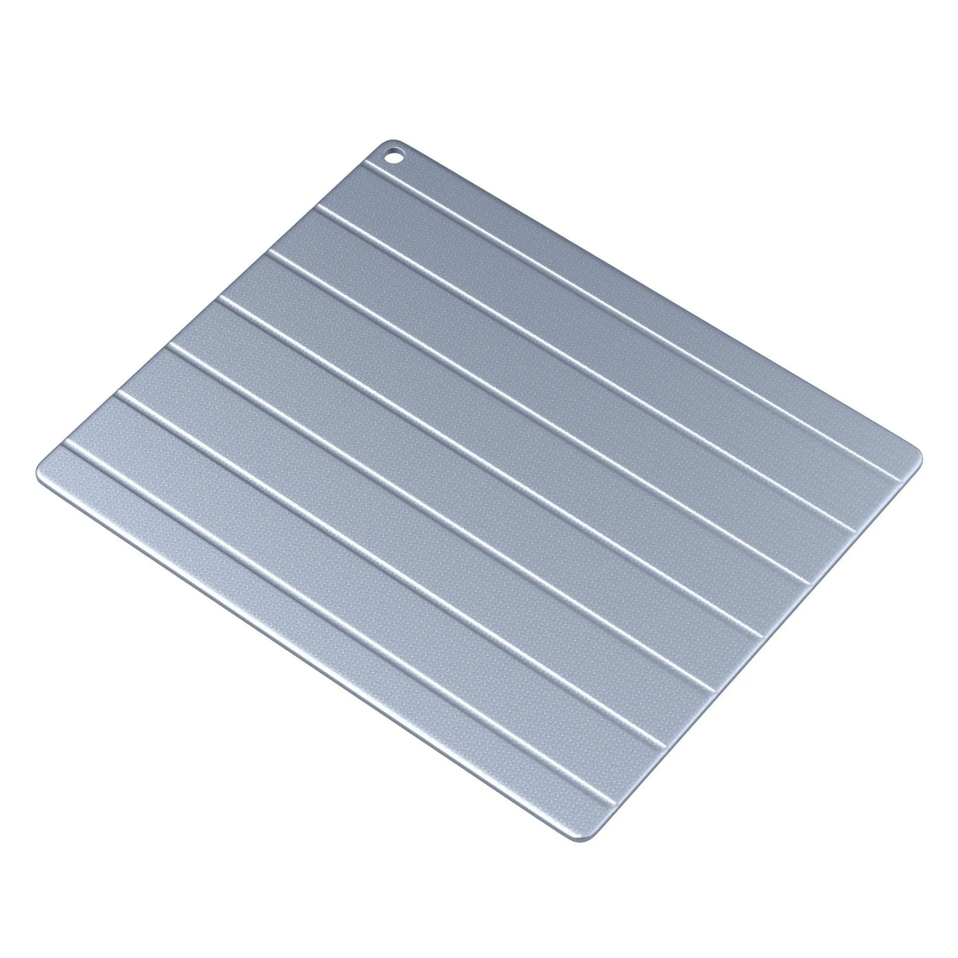 Aluminium food defrosting plate in modern simplicity style for household kitchen use
