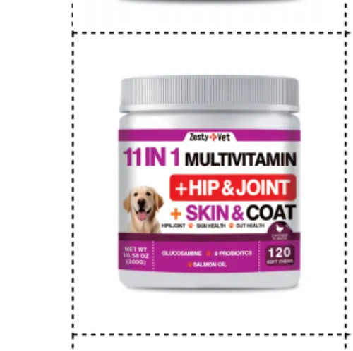 Bottle containing 120 health supplement capsules available in seven different style options