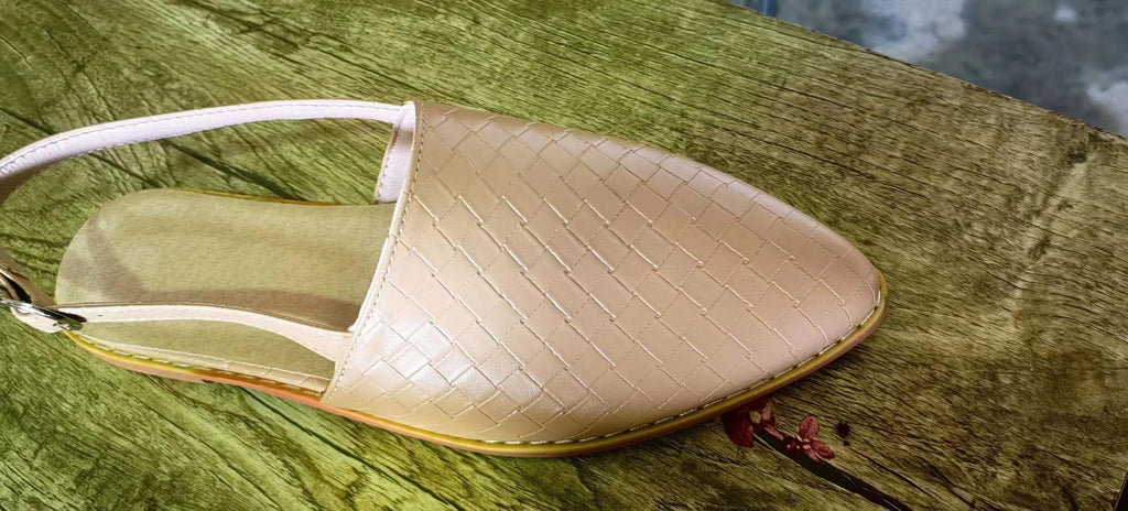 Adult flat baotou sandals with buckle and pointed toe in multiple colours