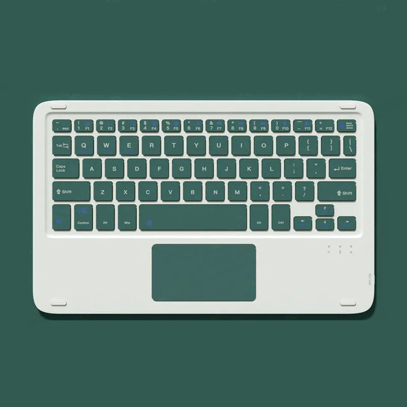 Wireless Bluetooth keyboard and mouse combo in pink, green, black, or white colours for tablets and laptops