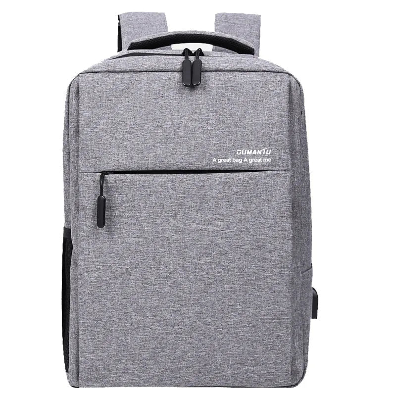 Oxford cloth rechargeable backpack for 14-15.6 inch laptops with waterproof shockproof protection