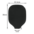 Black neoprene protective sleeve for table tennis racket on solid background