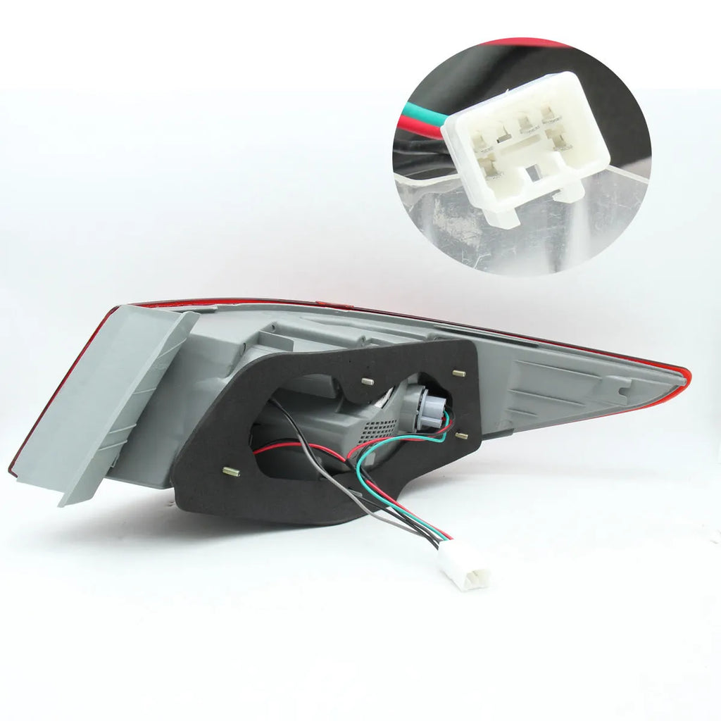 Left car taillight half assembly without bulb for Hyundai Sonata 2011-2014 with LED LED source