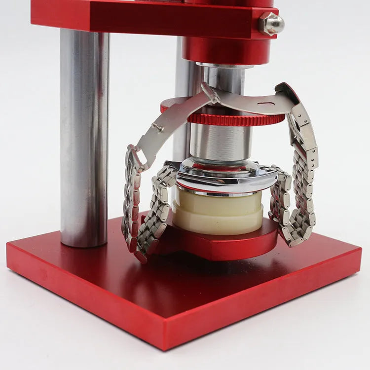 Watch spiral cap presser tool with set of 20 plastic moulds for back cover removal