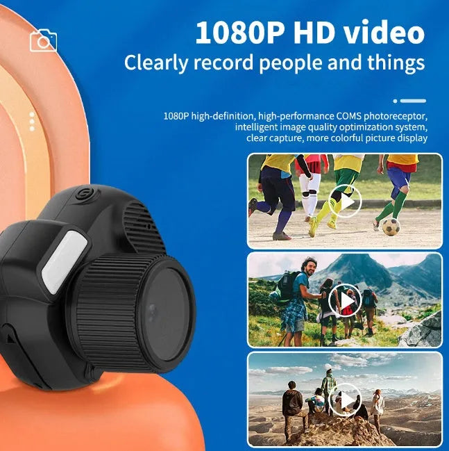 Black Y3000 HD outdoor sports camera with display screen shown next to memory card options