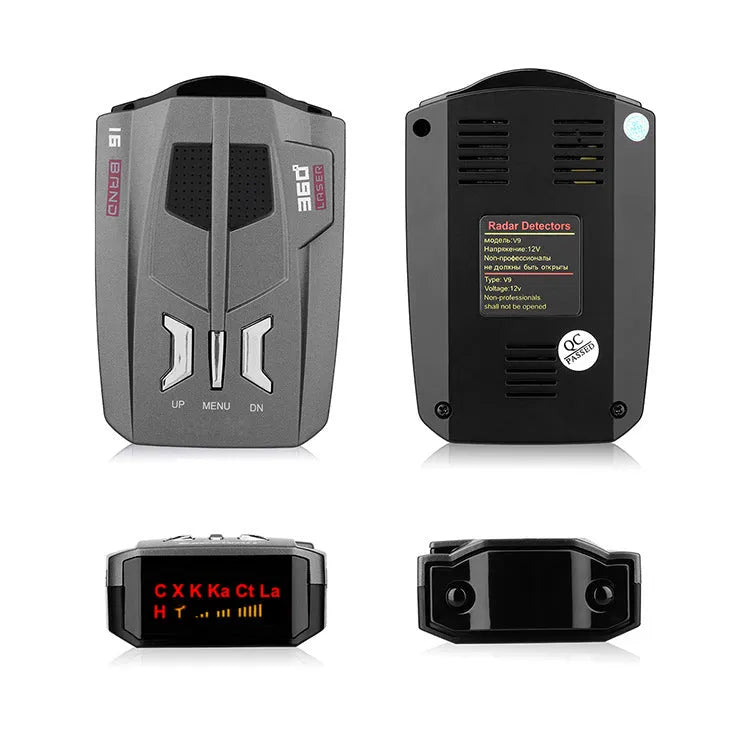 Radar speedometer with digital tube LED display and USB 2.0 interface for security systems