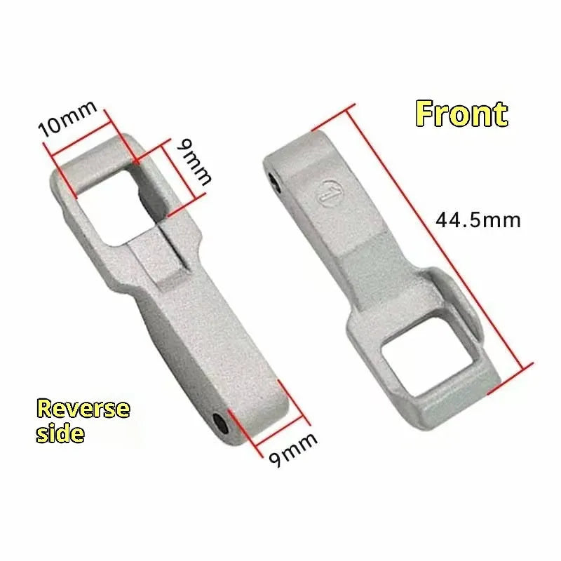Silver LG washing machine door hook switch accessory for drum model door interlock replacement