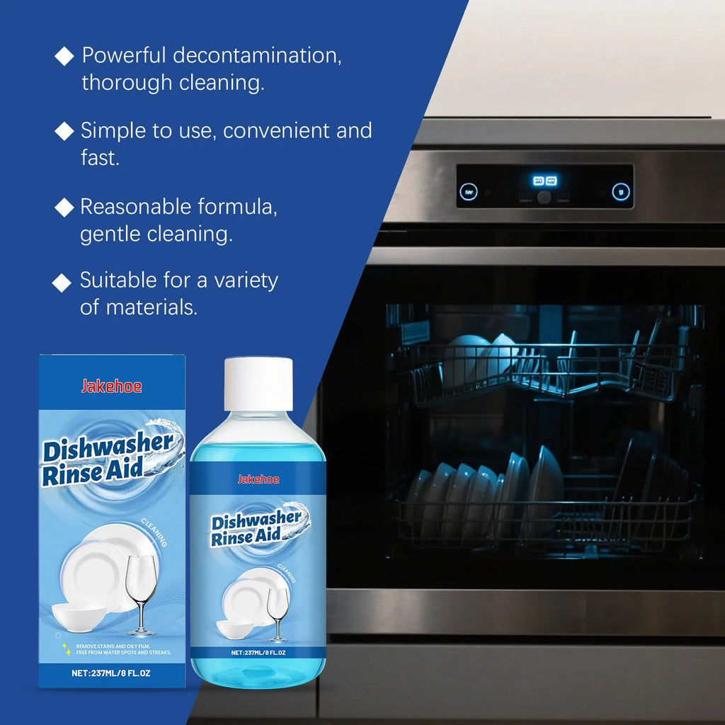 237mL dishwasher cleaning aid bottle for oil plate and kitchenware stain removal