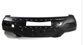 Black plastic universal fit car front bumper replacement panel
