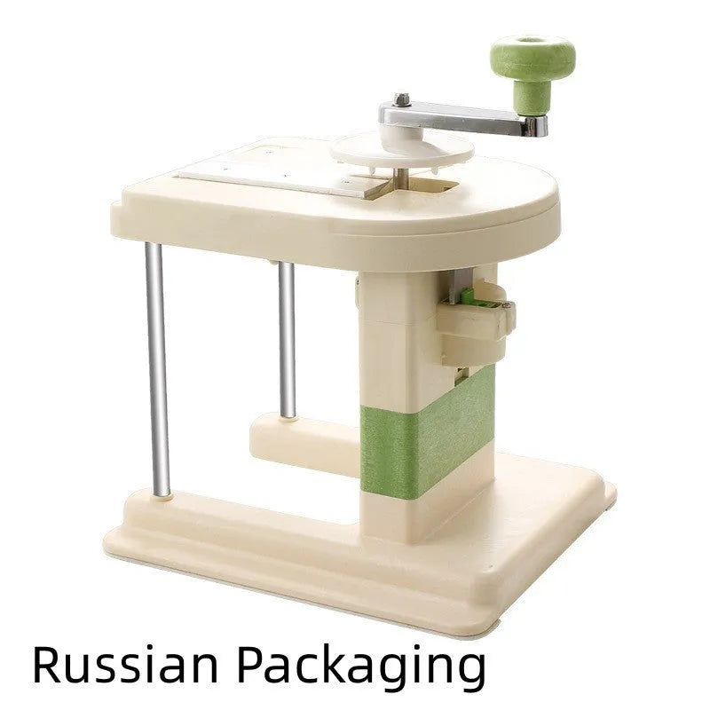 Beige multifunctional kitchen slicer chopper with stainless steel blades for vegetables