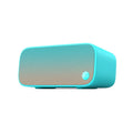AI intelligent smart Wi-Fi speaker in blue, green, red, or white colour with bookshelf design
