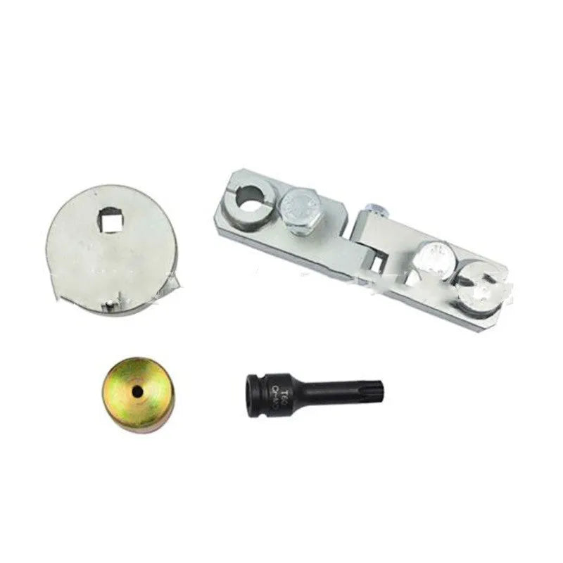 Volvo engine timing tool set with 8 carbon steel pieces for cylinder head alignment procedures