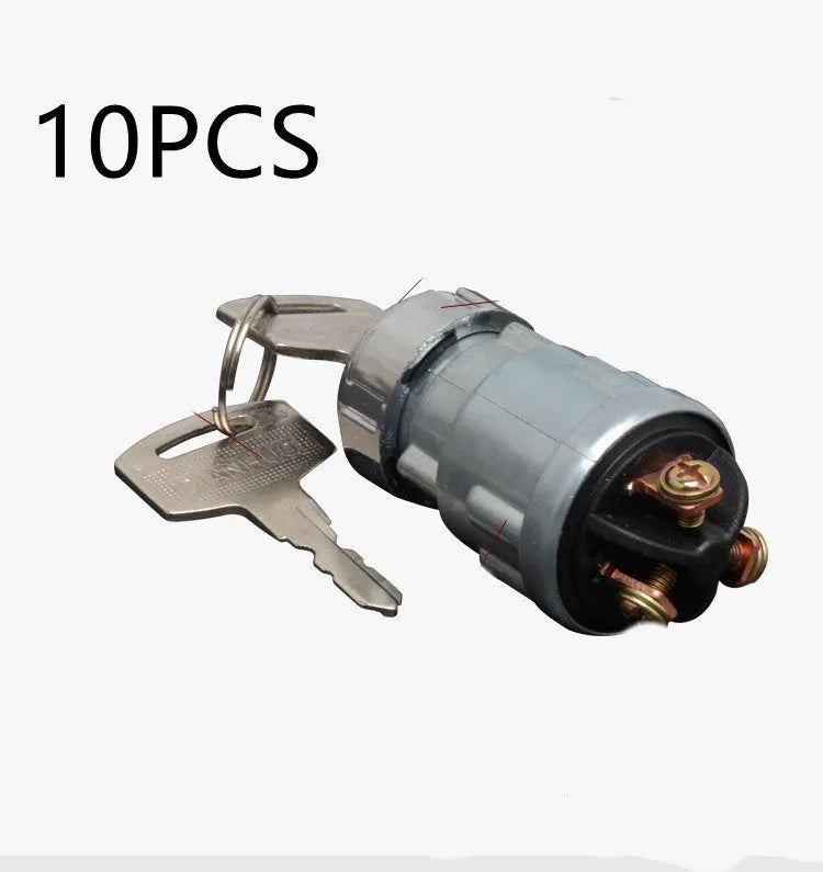 Copper ignition switch for trucks and forklifts, JK423 style variant