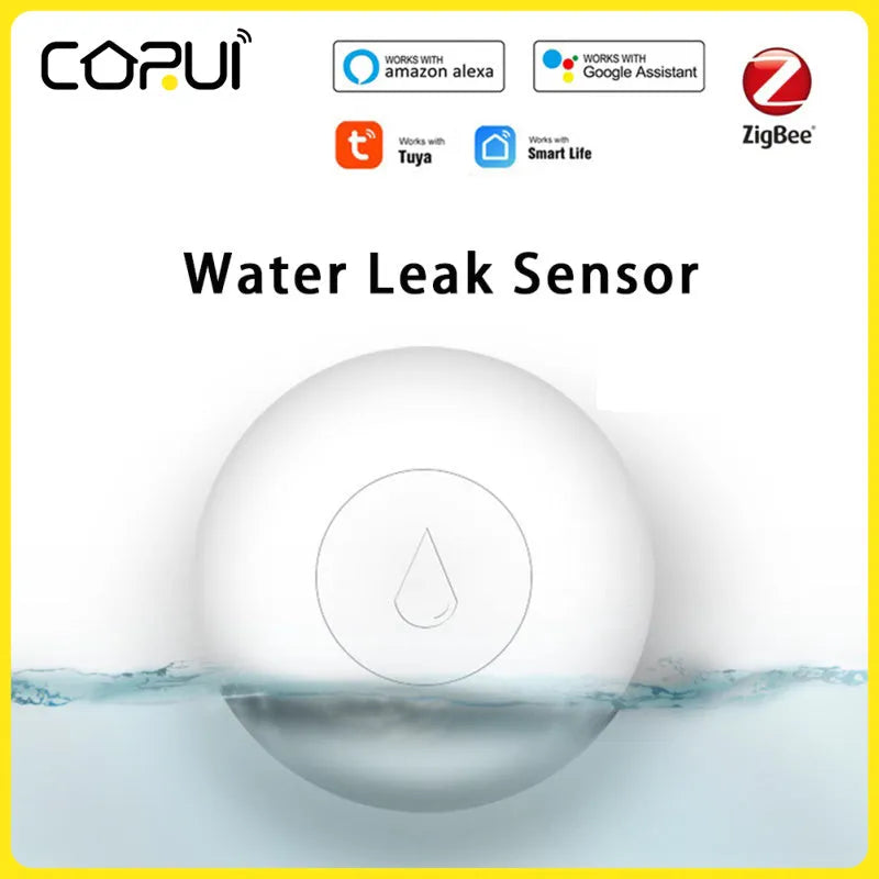 Zigbee wireless water sensor for smart home leak detection with FCC and CE authentication