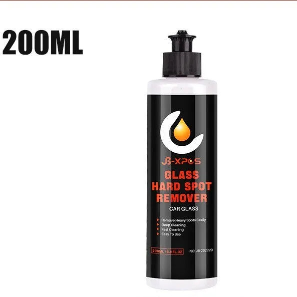 Glass oil film remover cleaning cream paste in 50ml, 100ml, and 200ml size options.