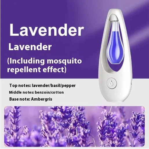 Ultrasonic aroma diffuser with mosquito repellent function in six fragrance colour options
