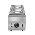 Commercial electric chocolate melting machine with double pot and temperature control display