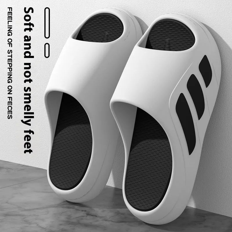 Platform slippers with EVA construction in multiple colour options