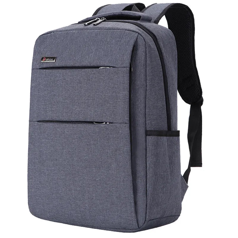 Oxford cloth rechargeable backpack for 14-15.6 inch laptops with waterproof shockproof protection