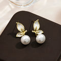 Copper butterfly earrings with electroplated finish in colour PT0203