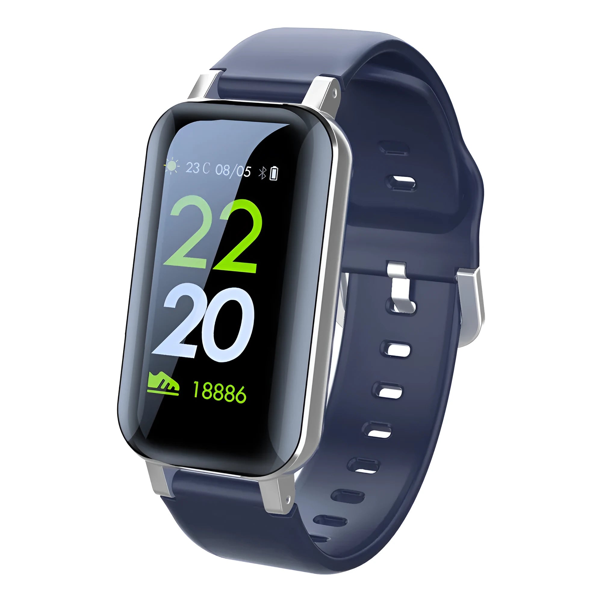 Call Bracelet smart Bracelet in Black, Blue, or Coffee colour with heart rate monitor