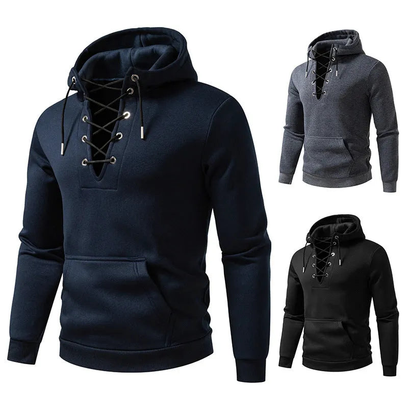 Men's Zipper Design Casual Hooded Drawstring Sweatshirt Polyester Fiber Pullover Slim Fit Hoodie in Black Dark Gray Navy Blue S M L XL 2XL for Daily Wear Large Size