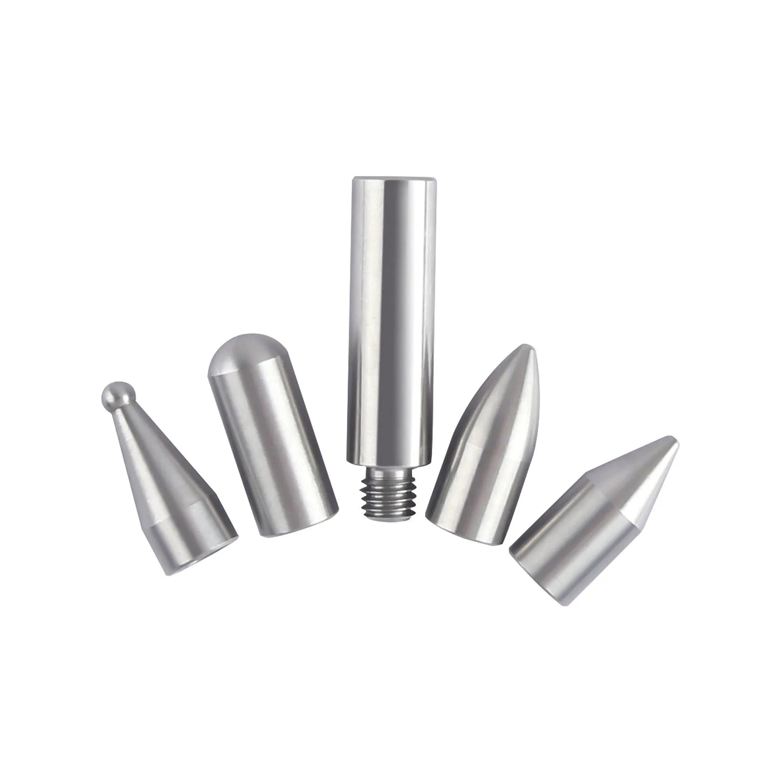 Three-piece automotive dent repair crowbar tool set in alloy steel for bodywork maintenance