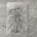 Two alloy wrench tools from portable household maintenance set