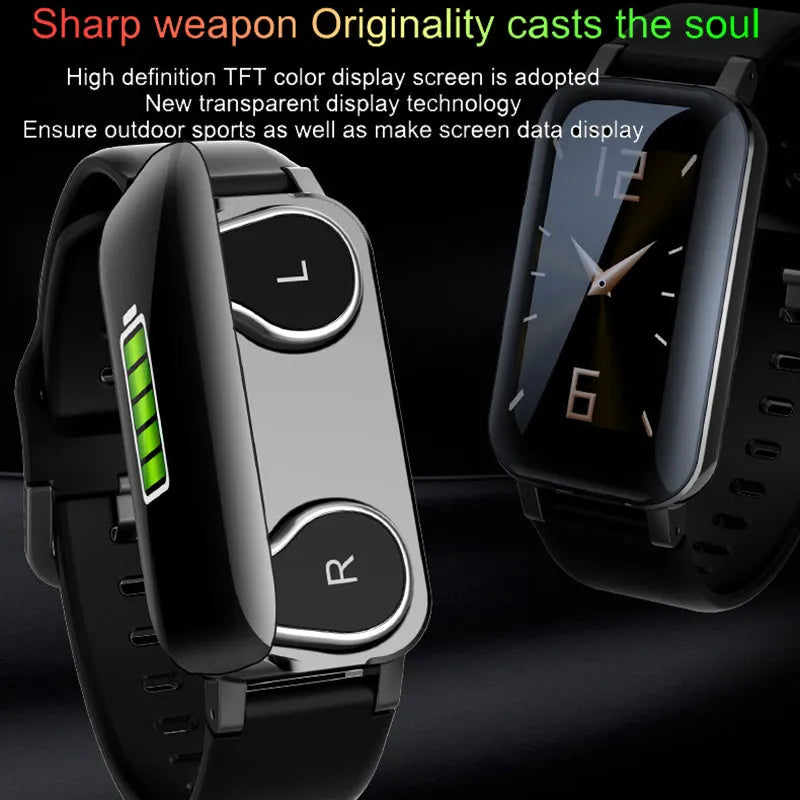 Call Bracelet smart Bracelet in Black, Blue, or Coffee colour with heart rate monitor