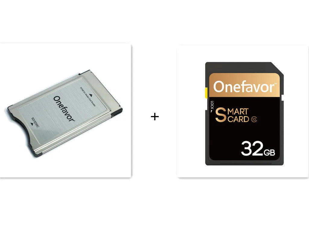 SD to PCMCIA adapter card with 32GB SD card for Mercedes-Benz S-Class E-Class compatibility