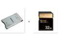 SD to PCMCIA adapter card with 32GB SD card for Mercedes-Benz S-Class E-Class compatibility