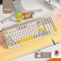 Free Wolf K96 Bluetooth dual-mode mechanical keyboard with red switches in four colour options
