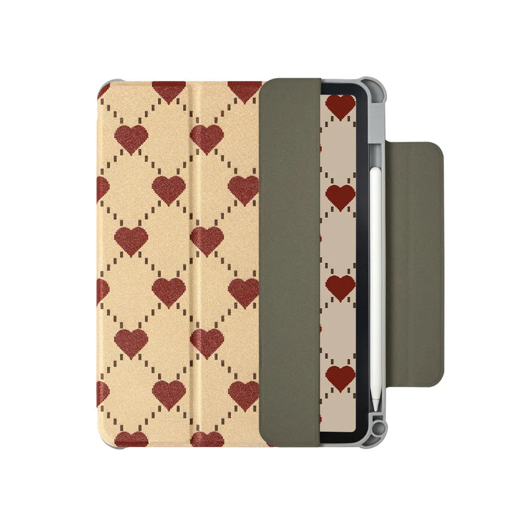 Magnetic double-sided clip protective case for iPad Air 4 and Air 5 tablets