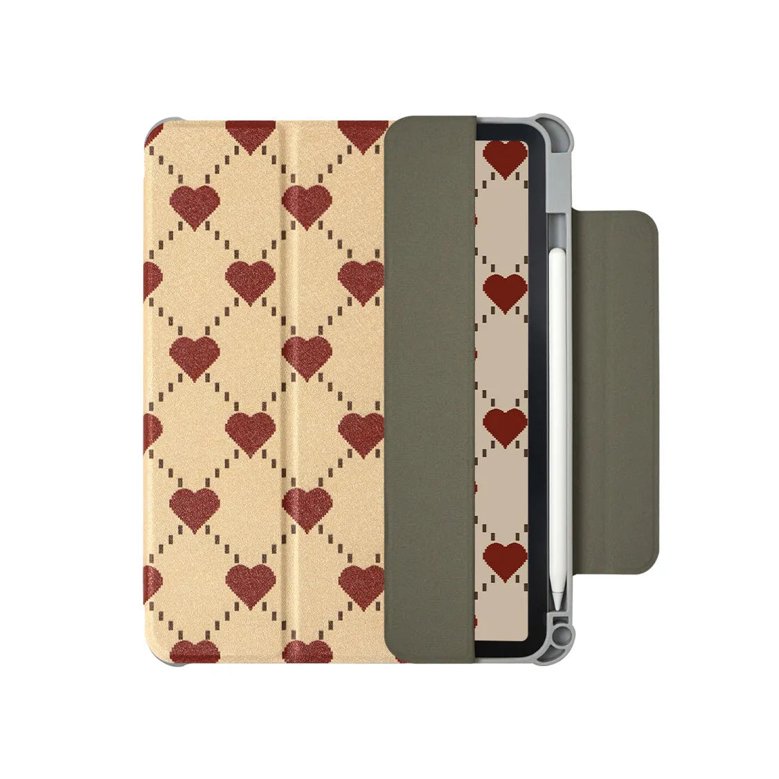 Magnetic double-sided clip protective case for iPad Air 4 and Air 5 tablets