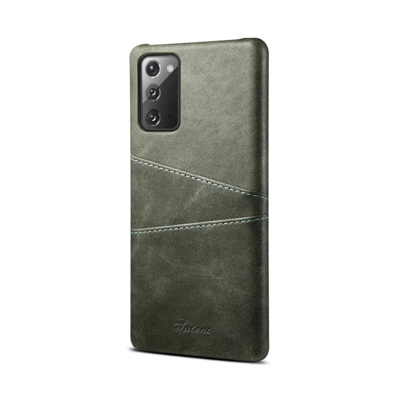 Ultra-thin Protection Retro Small Leather Pattern Card Phone Case for Samsung Galaxy S22 S23 S24 Ultra Black Brown Khaki Red Grey Blue Dark Green Back Cover