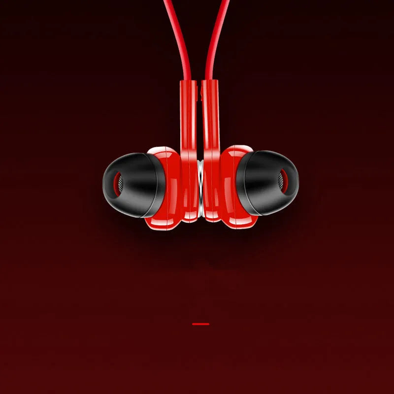 G03 sports Bluetooth earphones with neckband design in black, red or white colour options