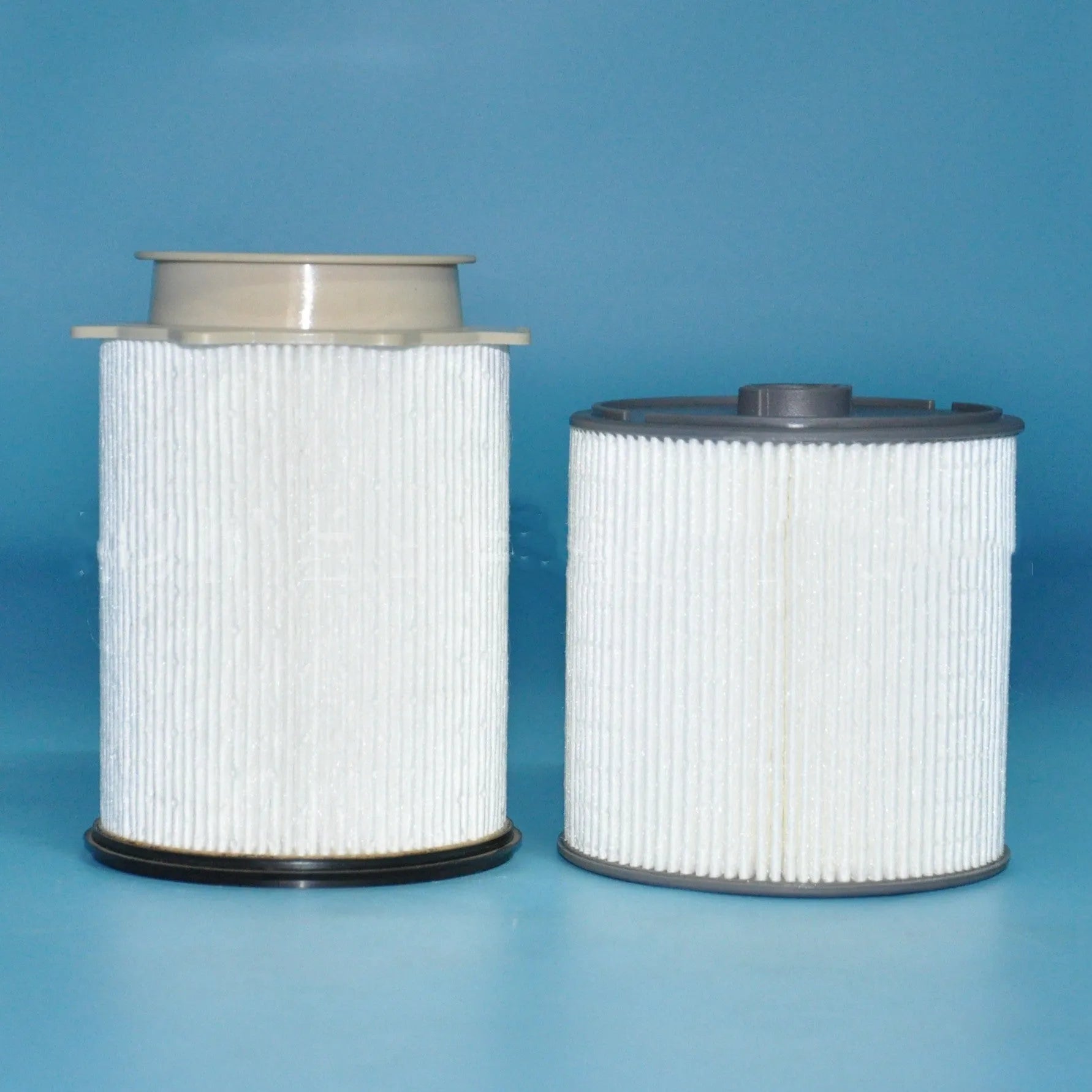 RAM 1500-5500 diesel fuel filter kit with white housing and chemical fibre filter element