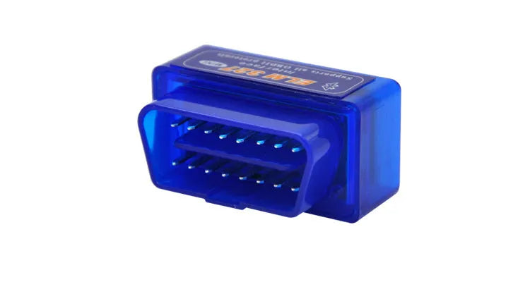 ELM327 Bluetooth OBD2 auto fault detector scanner with compact 45mm design