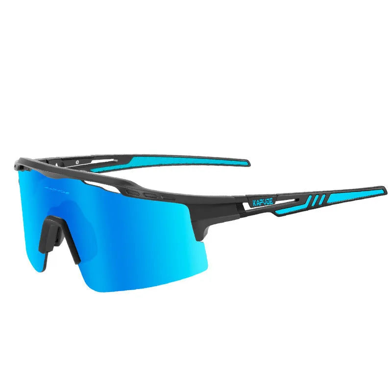 TR90 full rim polarized HD riding glasses bicycle sunglasses colourful three lens set