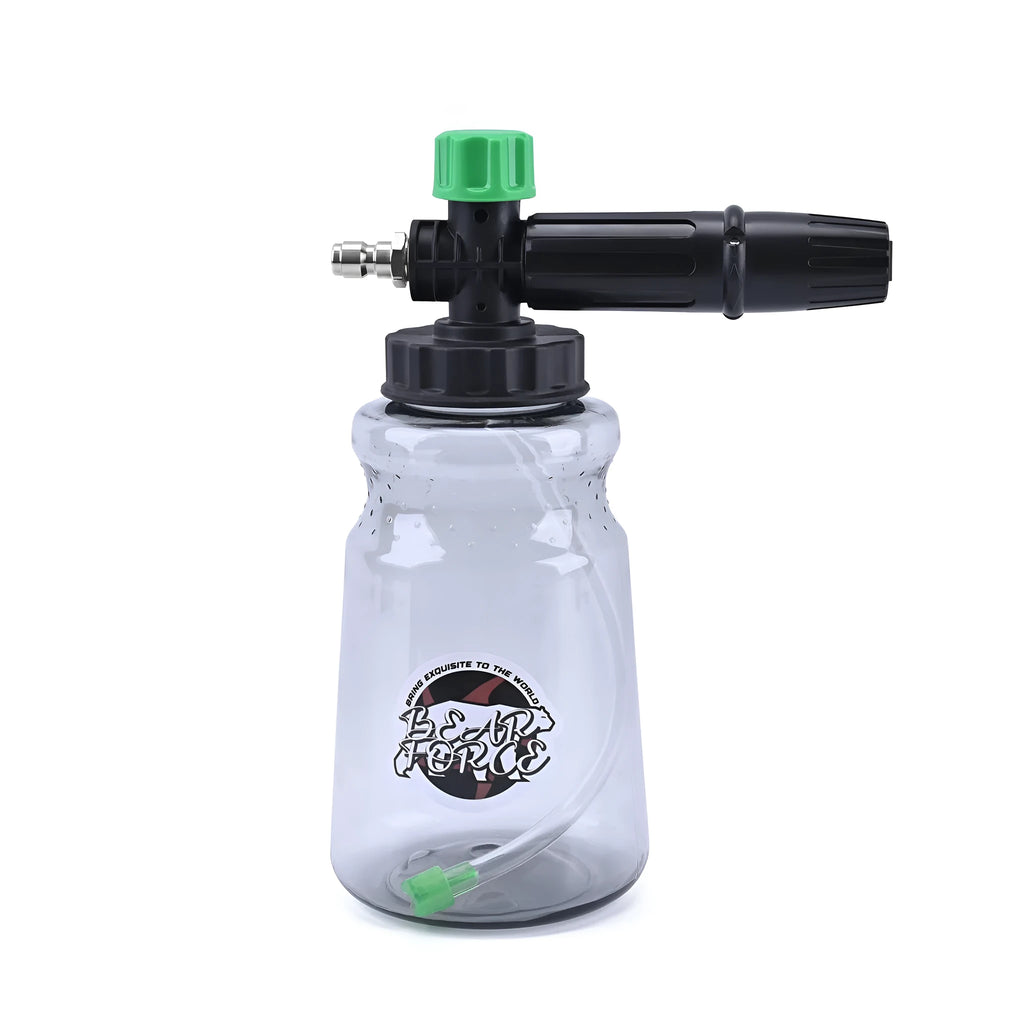 Small Green Hats economical high pressure car washing bubble watering can with ABS head and copper spray core