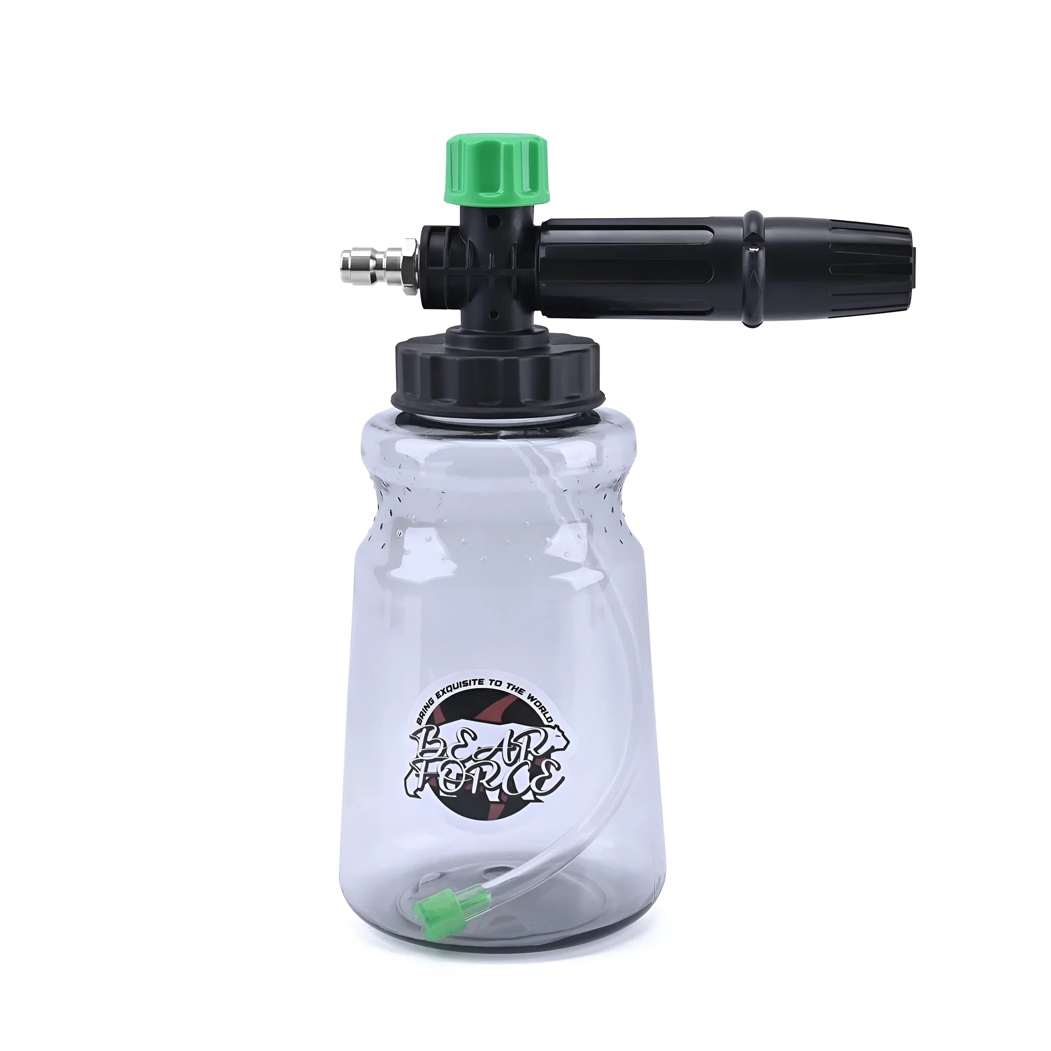 Small Green Hats economical high pressure car washing bubble watering can with ABS head and copper spray core