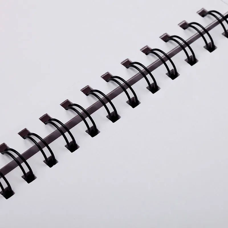 A4 sketchbook with spiral coil binding and 160g paper for drawing and colouring