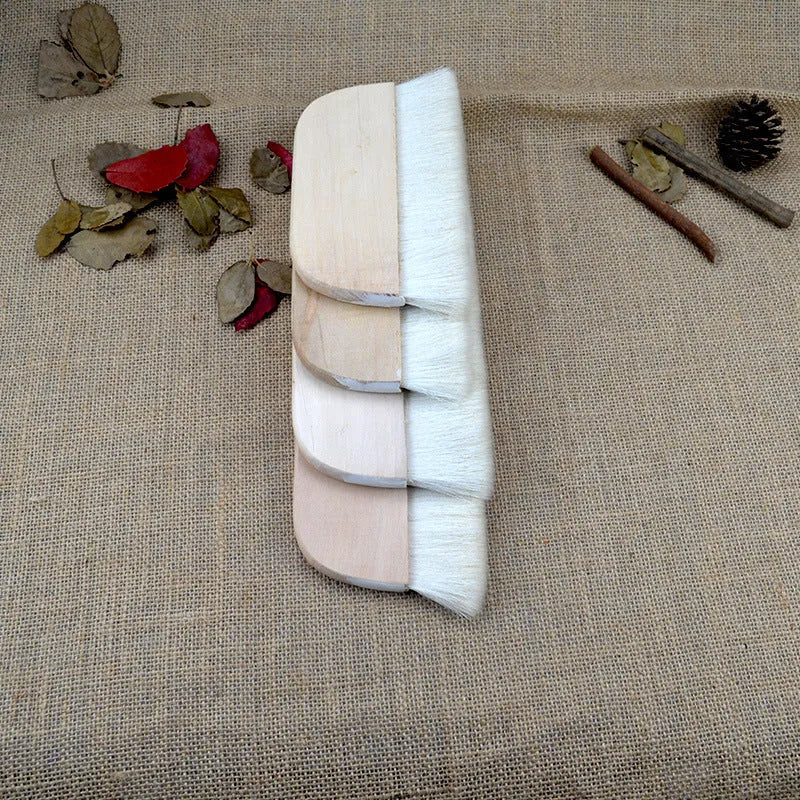 Wool brush for art mounting and paint paste board shading in picture colour